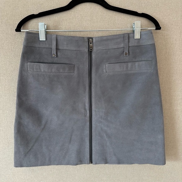 REISS Enya Suede Mini Skirt - Picture 7 of 16